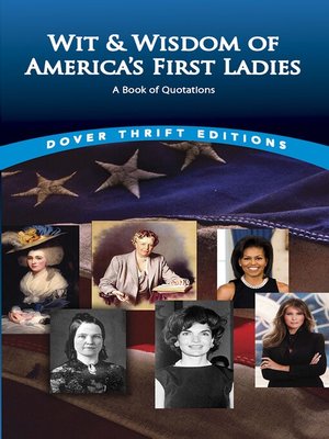 cover image of Wit and Wisdom of America's First Ladies